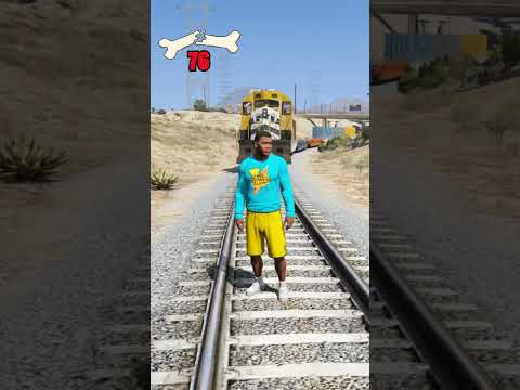 QUEBRANDO TODOS OS OSSOS DO FRANKLIN NO GTA 5!