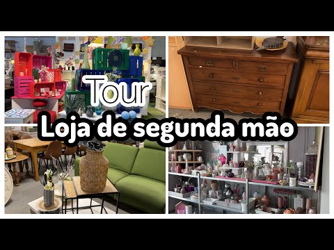 Tour pela loja de segunda mão na Holanda