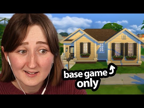 i built the *perfect* base game starter home in the sims