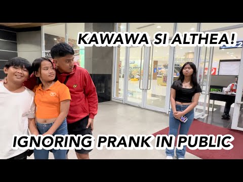 IGNORING ALTHEA IN PUBLIC PRANK!! (KAWAWA NAMAN ☹️) | Grae and Chloe