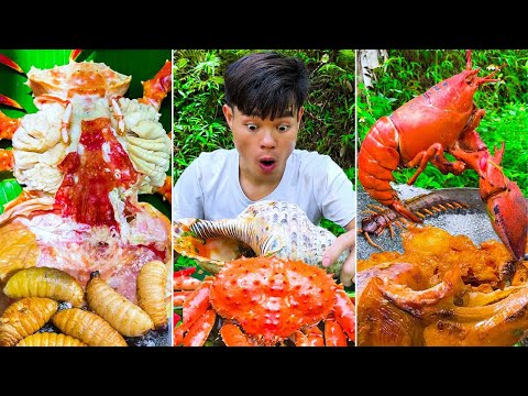 Best real food ever! | Grilled King Crab, Alaska Big Lobster | TikTok Funny Videos