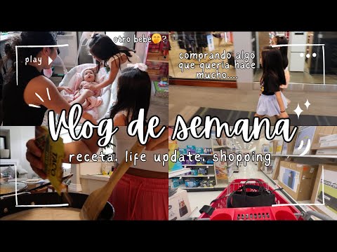 VLOG de semana✨ ( otro bebe? 🫣, receta 🍝, life update, compre algo que quería hace mucho…)