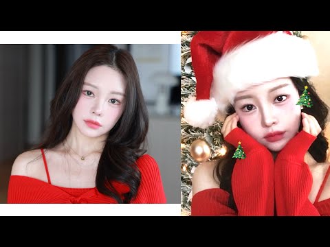 이번 크리스마스🎅🏻&연말 메이크업🎄 이거다! 레드컬러💄 부담없이 데일리로 활용하는 방법❤️