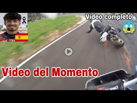 Video del accidente de Borja Gómez, momento exacto Magny Cours 2025