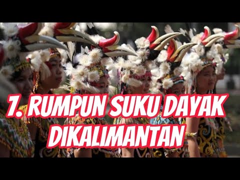 7 rumpun suku dayak di pulau kalimantan