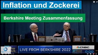 Zusammenfassung Berkshire Hathaway Shareholder Meeting - Inflation, Activision Blizzard, Zockerei!