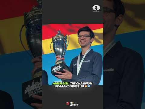 Anish Giri is the Champion 😎🔥 #chess #anishgiri