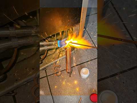 Soldando filtro de REFRIGERADOR🔥❗