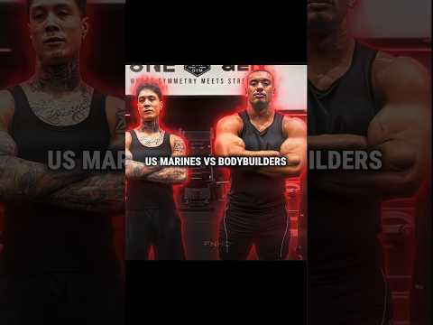 Us Marines Vs Bodybuilder who will win!? 😱🥶  #strongman #gymmotivation #gym #fyp #shorts