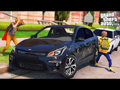 ОПЕРСКАЯ ЕЗДА В GTA 5 - РАЗБИЛИ ОПЕРСКУЮ КИА РИО НАШЕГО ОДНОКЛАССНИКА! ШКОЛЬНИКИ БЕЗ ПРАВ! 🌊ВОТЕР
