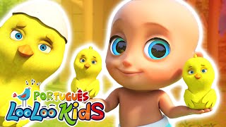 OS PINTINHOS DIZEM + Looby Loo 🐣 Musicas infantil brasileira - LooLoo BRASIL