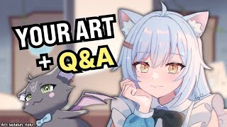 Looking at your art! + Q&A