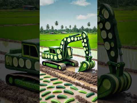 MÁY XÚC HOA QUẢ#excavatortruck #mayxuclamviec