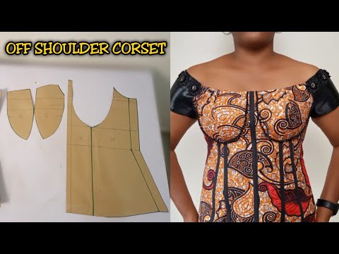 EASY OFF SHOULDER CORSET BLOUSE WITH SLEEVE