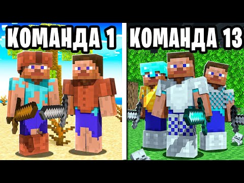 ГОЛОДНЫЕ ИГРЫ в Майнкрафт на 100 игроков | ПОЛНЫЙ ФИЛЬМ