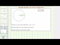 Understanding Circle Area and Radius