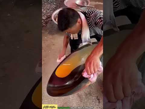 خبز البيض الرقيق بطريقة مذهلة يشاهده الجميع! 🍳🔥#youtubeshorts #ترند #قصص_عربية #كرتوناطفال