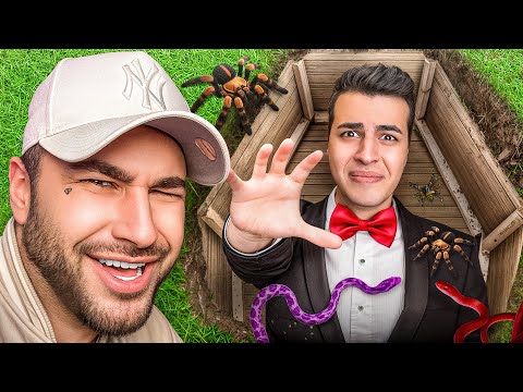 چالش زنده به گور شدن با مجازات های عمولیپی 😂