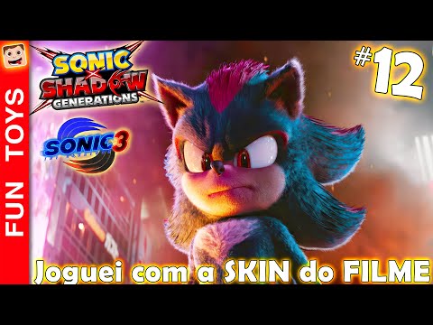 Sonic x Shadow Generations #12 ⚫ Joguei em uma NOVA FASE com a skin do SHADOW do NOVO filme do SONIC