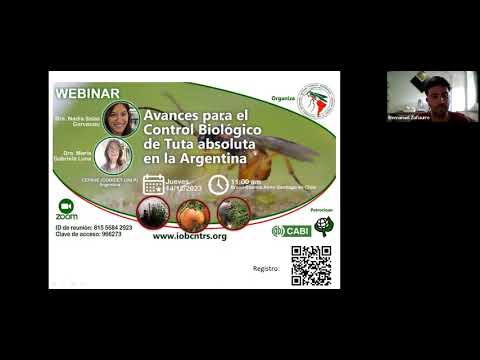 Video webinar Avances para el Control Biológico de Tuta absoluta em la Argentina