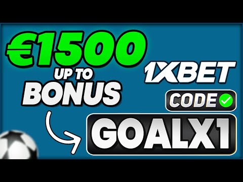 1XBET PROMO CODE "GOALX1" — FREE BONUS UP TO €1500 (1XBET Promo Code 2025)