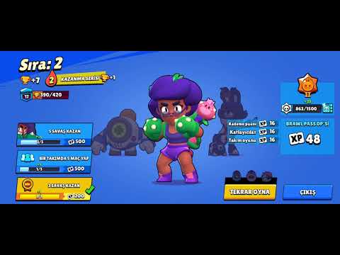 brawl stars yıldız oyuncu oldumm 🎉 kimler oldu bakalım👋#brawlstars #oyun #youtube #shorts