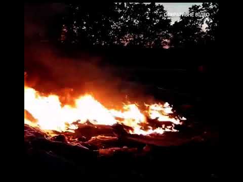 Черкаський район: рятувальники ліквідували пожежу на сміттєзвалищі
