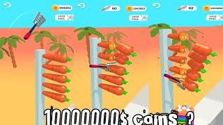 Slice it all sliceitall game play max level game play slice it all relaxing satisfying gaming #game