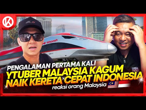 Kagum‼️ Brozul Akhirnya Bisa Naik Kereta Cepat Indonesia 🇲🇾 Reaction