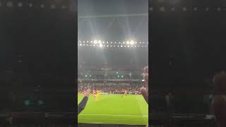 Arsenal atmosphere at the Emirates