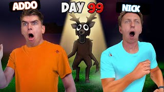 ADDO & NICK Spelen 99 Nights In The Forest In Roblox!