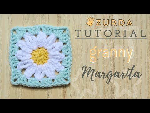 🤚🏼ZURDA GRANNY MARGARITA CROCHET | CHIC DIY #crochet #ganchillo #grannysquare #grannydaisyflower