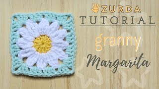 🤚🏼ZURDA GRANNY MARGARITA CROCHET | CHIC DIY #crochet #ganchillo #grannysquare #grannydaisyflower