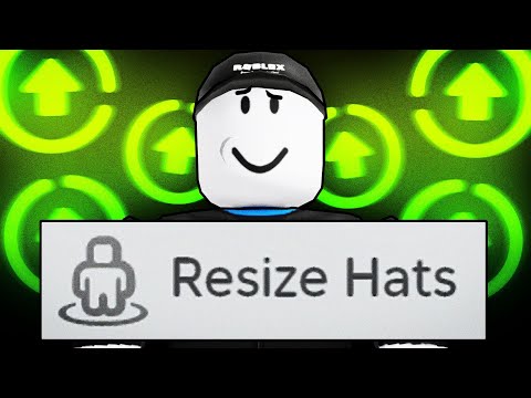 ITS FINALLY OUT... (Roblox Resize Hats Update)