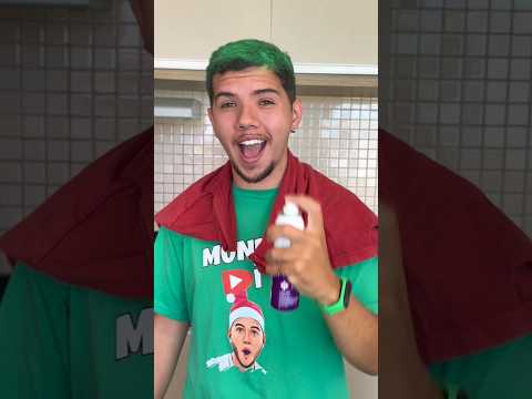 PINTEI MEU CABELO DE VERDE E MINHA IRMÃ DESCOBRIU TUDO! #cabelocolorido #irmãos  #shortsviral