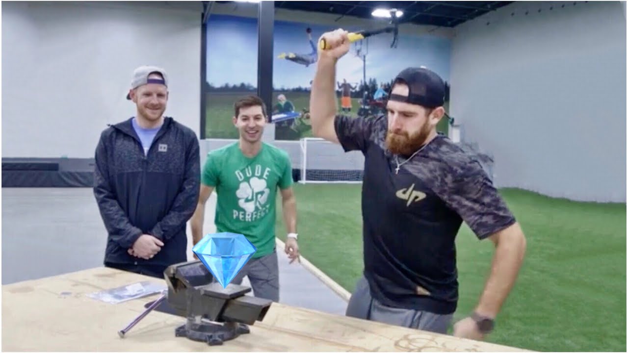 Crush a Diamond with a Hammer? Dude Perfect