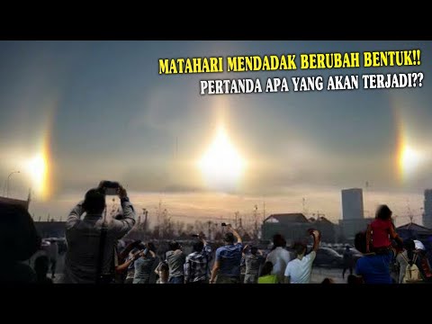 WARGA HEBOH!! MATAHARI MENDADAK BERUBAH BENTUK!! FENOMENA ALAM LANGKA 2024