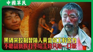 黑磚窯控制智障人員當奴工幹苦力.不聽話就挨打不給工錢只給一口飯#reaction