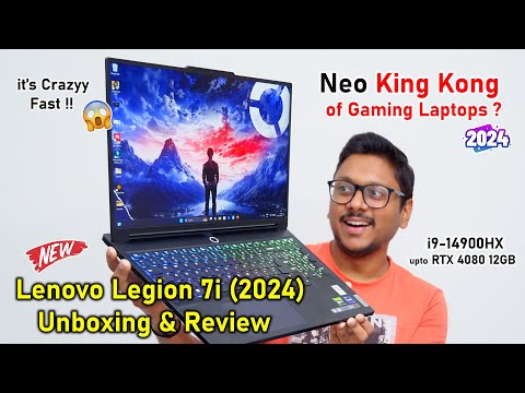 Unboxing My Most Powerful Gaming Laptop of 2024..?🤯 New Gen Lenovo Legion 7i Review 🔥