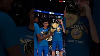 From 2K to reality 🙌 Congrats Thunder! 👏
