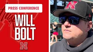 Nebraska Baseball Coach Will Bolt talks series sweep over Indiana + Dylan Carey’s 2B record | GBR