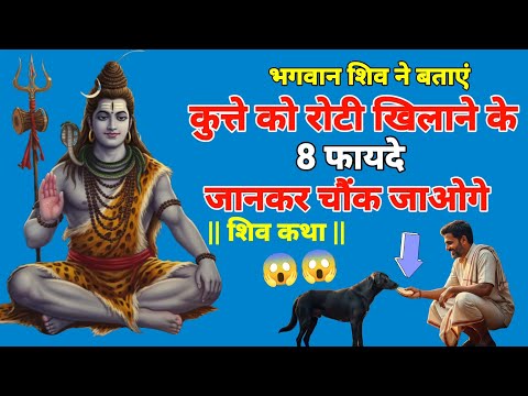 अगर मनुष्य कुत्ते को रोटी खिलाने के ये 8 फायदे जान जाए तो वो कभी दुखी नहीं होगा, || भगवान शिव ||