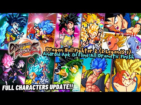 NEW UPDATE‼️ Dragon Ball Fighter Z Pixel Mobile (Z Legends 3) - All Dramatic Finish Update 2025