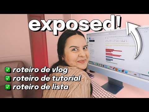 *Exemplos Reais* De Roteiros De Vídeo Que Dão Views | Como Faço Meus Roteiros De Vídeo Pro YouTube