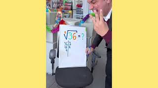 Raiz Quadrada de 36: Aprenda com o Mr Bean da Matemática 🙏🏻