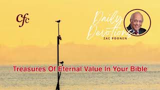 December 27 | Daily Devotion | Treasures Of Eternal Value In Your Bible | Zac Poonen