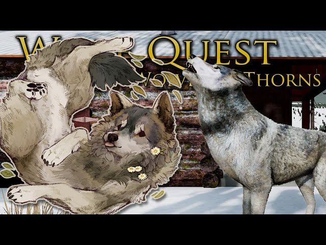 Stumbling on HUNTERS in the Forest?! ? Wolf Quest: Wolves of Thorns • #10