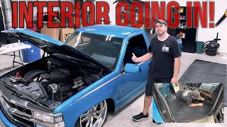 Installing the Dash, Amp Wiring, and Carpet in Our OBS Chevy | OBS Chevy Build Series