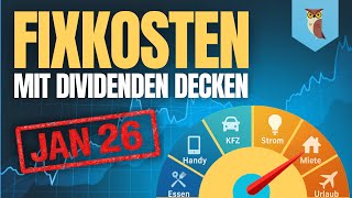 Zahlt mein Depot 563 € Bürgergeld? Fixkosten mit Dividenden | Januar 2026