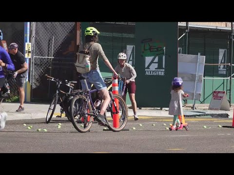 YouTube video thumbnail: CicloSDias Transforms City Heights Streets, Creates Safe Space for Cyclists and Pedestrians